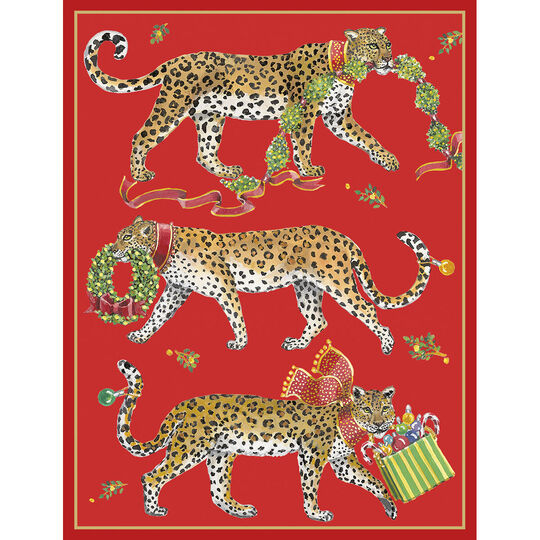 Christmas Leopards Holiday Cards
